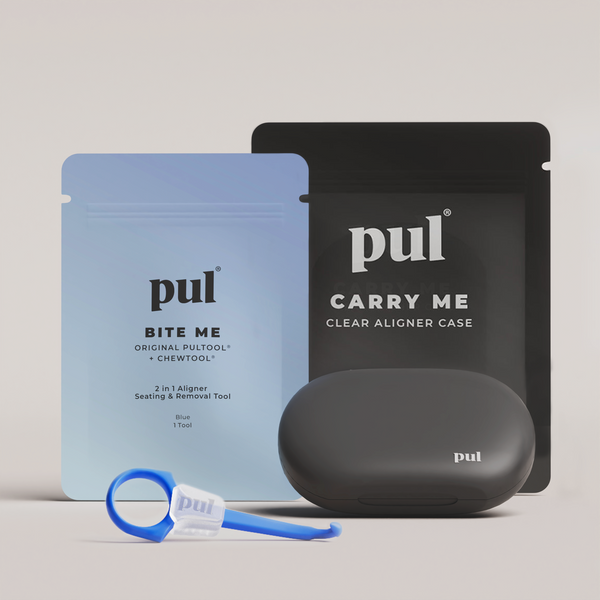 Aligner Care Convenience Kit: PUL 2 in 1 Seating and Removal Tool and PUL Case