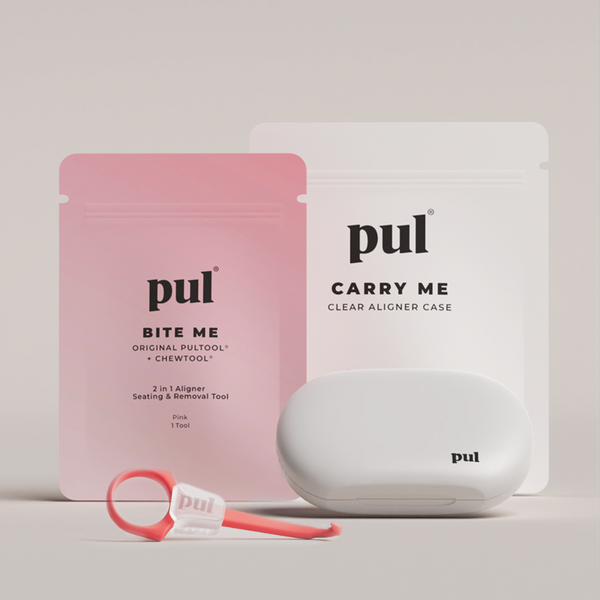 Aligner Care Convenience Kit: PUL 2 in 1 Seating and Removal Tool and PUL Case